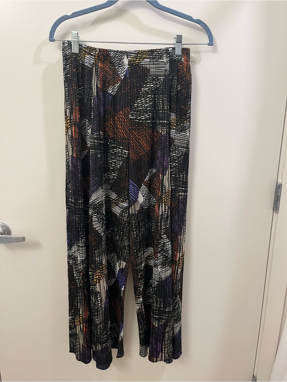 Pleats Please Issey Miyake Abstract Printed Pleated Pants Size 5